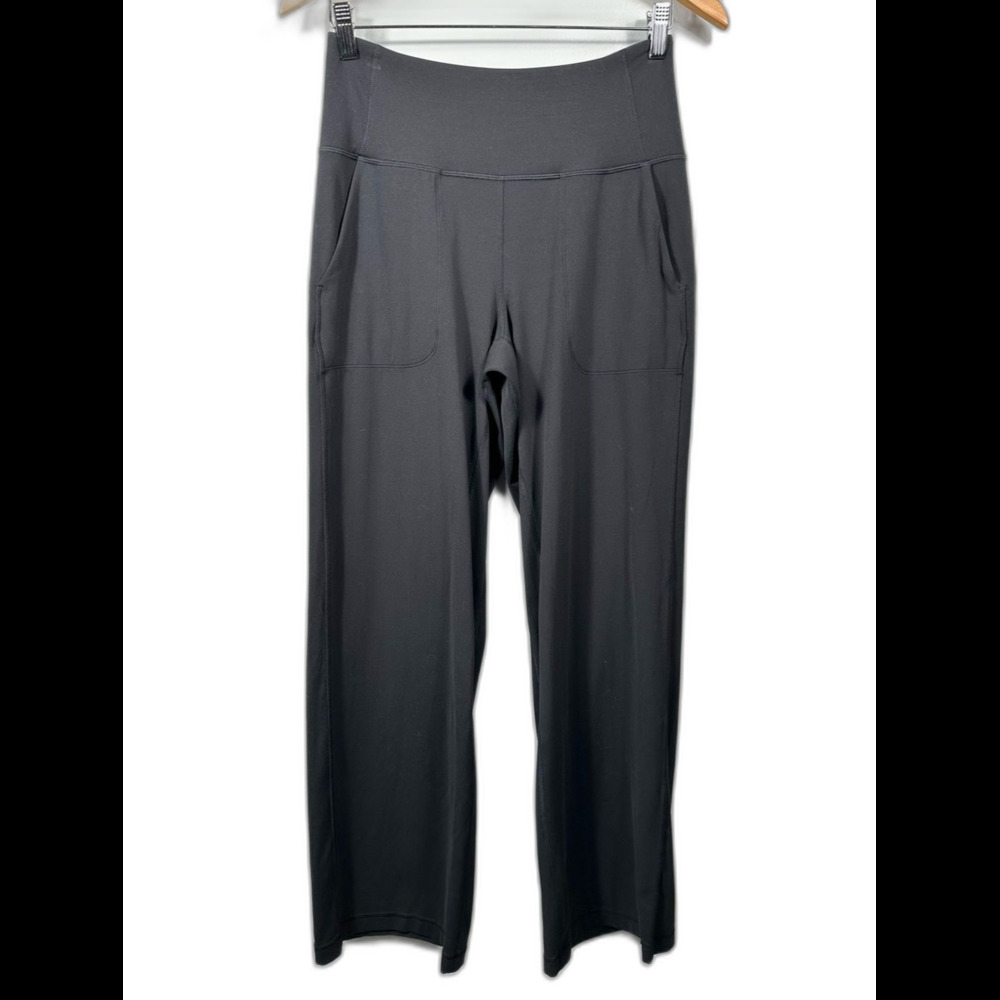 Lululemon Black Align Wide Leg High-Rise Pant 31" NWT Size 8 Athletic Gym Soft